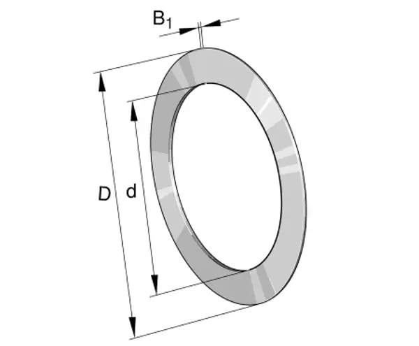 Rolamento de agulhas AS2542 INA — 25×42×1 mm
